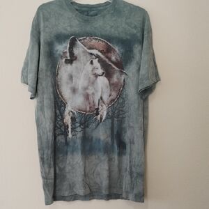 The Mountain Shirt Dreamcatcher Spirit If The White Wolf Sz Large Vintage